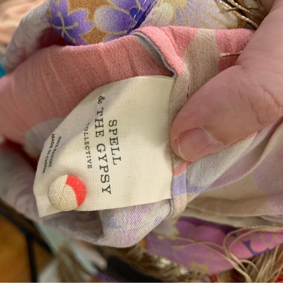 Spell X Free People Will Tassel Mini Dress NWOT - Picture 5 of 6